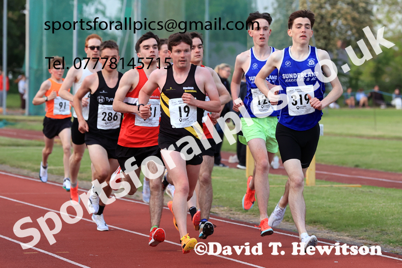 3000 metres, 2026 NEGP 2, Monkton Stadium, Wednesday, May 27th. Photo: David T. Hewitson/Sports for All Pics